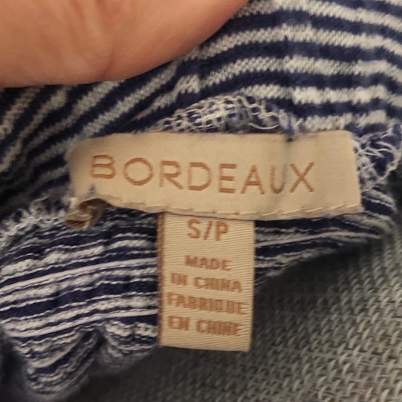 🕐 BORDEAUX REALL CUTE TOP OFF SHOULDER SIZE SMALL - Picture 4 of 7